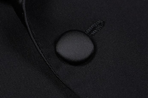 Black Mens Modern Fit Suit – Inspired by Men’s Tuxedo Jackets for Weddings Plus Size